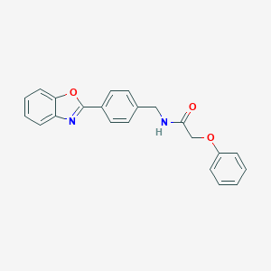 N-[4-(1,3-benzoxazol-2-yl)benzyl]-2-phenoxyacetamide