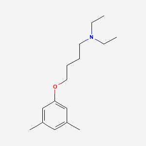molecular formula C16H27NO B5056013 4-(3,5-dimethylphenoxy)-N,N-diethylbutan-1-amine 
