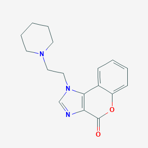 molecular formula C17H19N3O2 B505659 1-[2-(1-piperidinyl)ethyl]chromeno[3,4-d]imidazol-4(1H)-one 