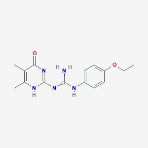2-(5,6-dimethyl-4-oxo-1H-pyrimidin-2-yl)-1-(4-ethoxyphenyl)guanidine