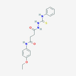 N-(4-ethoxyphenyl)-4-oxo-4-[2-(phenylcarbamothioyl)hydrazinyl]butanamide