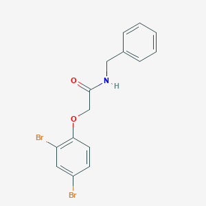 molecular formula C15H13Br2NO2 B505707 N-benzyl-2-(2,4-dibromophenoxy)acetamide 