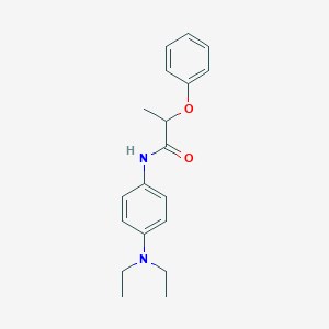 molecular formula C19H24N2O2 B505716 N-[4-(diethylamino)phenyl]-2-phenoxypropanamide 