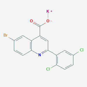 molecular formula C16H7BrCl2KNO2 B5057181 Potassium;6-bromo-2-(2,5-dichlorophenyl)quinoline-4-carboxylate 