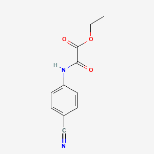 molecular formula C11H10N2O3 B5057271 Ethyl [(4-cyanophenyl)carbamoyl]formate 