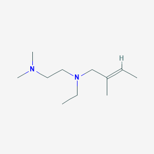 molecular formula C11H24N2 B5057314 N'-ethyl-N,N-dimethyl-N'-[(E)-2-methylbut-2-enyl]ethane-1,2-diamine 