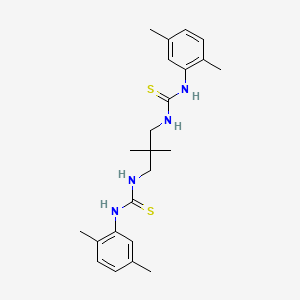 molecular formula C23H32N4S2 B5057346 N'-(3-{[(2,5-DIMETHYLANILINO)CARBOTHIOYL]AMINO}-2,2-DIMETHYLPROPYL)-N-(2,5-DIMETHYLPHENYL)THIOUREA 