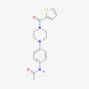 N-{4-[4-(Thiophene-2-carbonyl)-piperazin-1-yl]-phenyl}-acetamide
