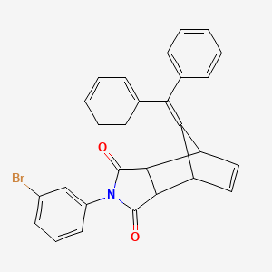 4-(3-bromophenyl)-10-(diphenylmethylene)-4-azatricyclo[5.2.1.0~2,6~]dec-8-ene-3,5-dione
