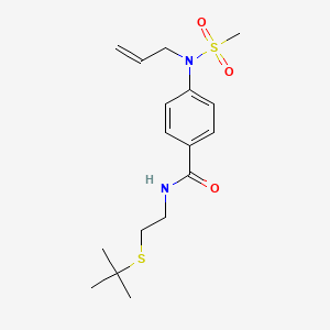 4-[allyl(methylsulfonyl)amino]-N-[2-(tert-butylthio)ethyl]benzamide