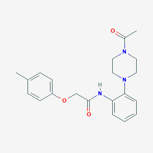 N-[2-(4-acetylpiperazin-1-yl)phenyl]-2-(4-methylphenoxy)acetamide