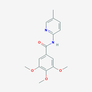 molecular formula C16H18N2O4 B505837 3,4,5-trimethoxy-N-(5-methylpyridin-2-yl)benzamide CAS No. 349124-52-3