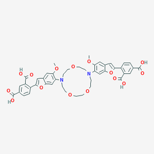 molecular formula C44H42N2O15 B050584 Sodium benzofuran isophthalate CAS No. 124549-08-2