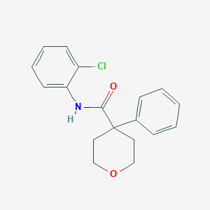 molecular formula C18H18ClNO2 B505851 N-(2-chlorophenyl)-4-phenyloxane-4-carboxamide CAS No. 371226-08-3