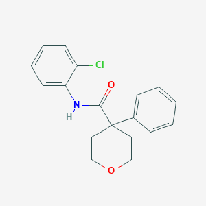 N-(2-chlorophenyl)-4-phenyloxane-4-carboxamide