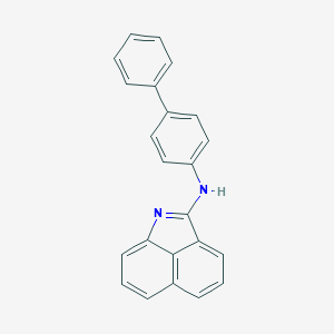 molecular formula C23H16N2 B505854 N-[1,1'-biphenyl]-4-ylbenzo[cd]indol-2-amine CAS No. 370587-08-9