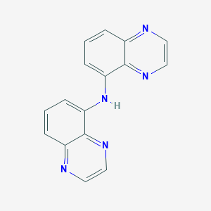 molecular formula C16H11N5 B505855 N-quinoxalin-5-ylquinoxalin-5-amine 