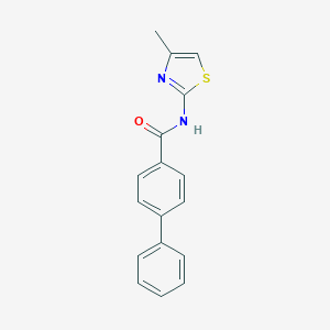 N-(4-methyl-1,3-thiazol-2-yl)-4-phenylbenzamide