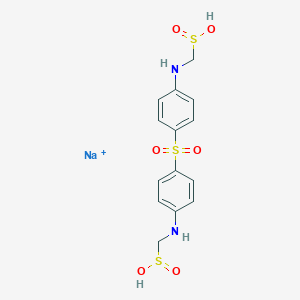molecular formula C₁₄H₁₄N₂Na₂O₆S₃ B050586 Sulfoxone sodium CAS No. 144-75-2