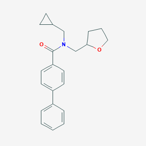 N-(cyclopropylmethyl)-N-(tetrahydro-2-furanylmethyl)[1,1'-biphenyl]-4-carboxamide
