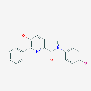 N-(4-fluorophenyl)-5-methoxy-6-phenylpyridine-2-carboxamide