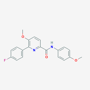 6-(4-fluorophenyl)-5-methoxy-N-(4-methoxyphenyl)pyridine-2-carboxamide
