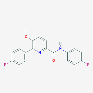 N,6-bis(4-fluorophenyl)-5-methoxypyridine-2-carboxamide