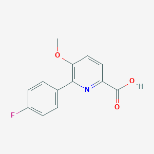 6-(4-Fluorophenyl)-5-methoxy-2-pyridinecarboxylic acid