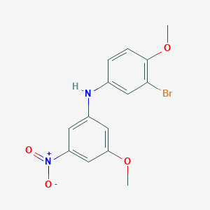 3-bromo-4-methoxy-N-(3-methoxy-5-nitrophenyl)aniline
