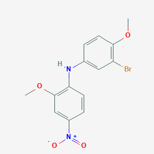 N-(3-bromo-4-methoxyphenyl)-2-methoxy-4-nitroaniline