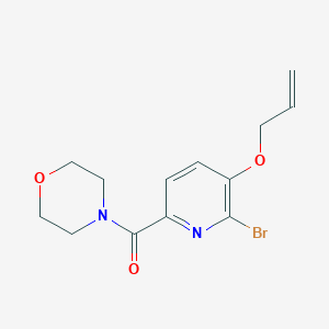 Allyl 2-bromo-6-(4-morpholinylcarbonyl)-3-pyridinyl ether