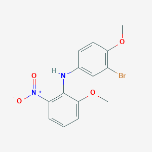 N-(3-bromo-4-methoxyphenyl)-2-methoxy-6-nitroaniline