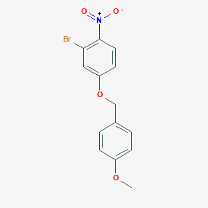 2-bromo-4-[(4-methoxyphenyl)methoxy]-1-nitroBenzene