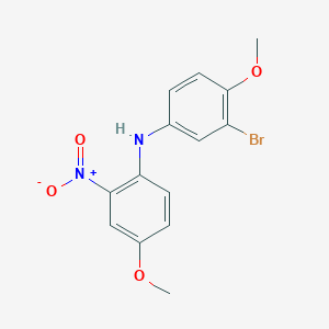 N-(3-bromo-4-methoxyphenyl)-4-methoxy-2-nitroaniline