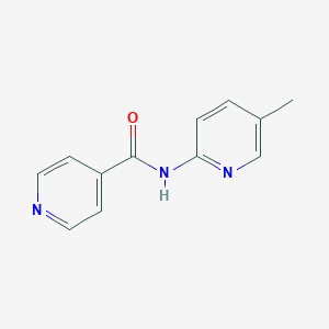 molecular formula C12H11N3O B505940 N-(5-methylpyridin-2-yl)pyridine-4-carboxamide 