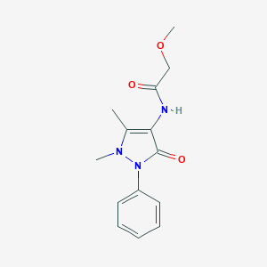 N-(1,5-dimethyl-3-oxo-2-phenyl-2,3-dihydro-1H-pyrazol-4-yl)-2-methoxyacetamide