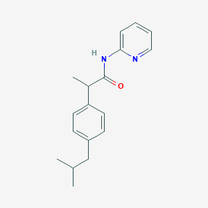 molecular formula C18H22N2O B505950 2-(4-isobutylphenyl)-N-(2-pyridinyl)propanamide 