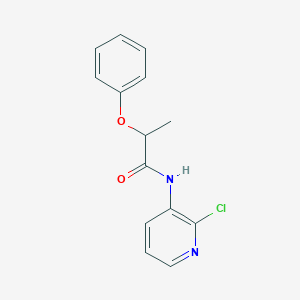 molecular formula C14H13ClN2O2 B505958 N-(2-chloro-3-pyridinyl)-2-phenoxypropanamide 