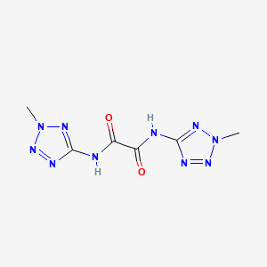 molecular formula C6H8N10O2 B5059633 N,N'-bis(2-methyltetrazol-5-yl)oxamide 