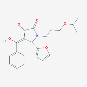 4-benzoyl-5-(2-furyl)-3-hydroxy-1-(3-isopropoxypropyl)-1,5-dihydro-2H-pyrrol-2-one