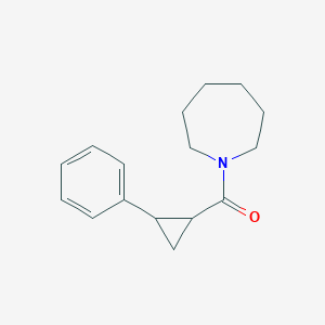 molecular formula C16H21NO B5060323 Azepan-1-yl-(2-phenylcyclopropyl)methanone 