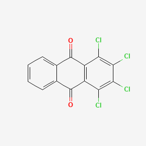 molecular formula C14H4Cl4O2 B5060819 1,2,3,4-Tetrachloroanthracene-9,10-dione CAS No. 2841-29-4