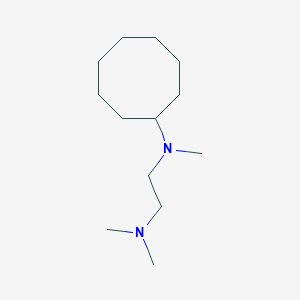molecular formula C13H28N2 B5061155 N'-cyclooctyl-N,N,N'-trimethylethane-1,2-diamine 