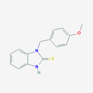 molecular formula C15H14N2OS B506126 1-(4-Methoxybenzyl)-1H-benzimidazole-2-thiol CAS No. 352330-22-4