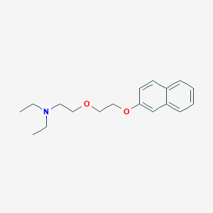 molecular formula C18H25NO2 B5061319 N,N-diethyl-2-(2-naphthalen-2-yloxyethoxy)ethanamine 