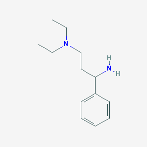 molecular formula C13H22N2 B050622 N1,N1-二乙基-3-苯基丙烷-1,3-二胺 CAS No. 113640-41-8