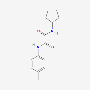 molecular formula C14H18N2O2 B5062203 N1-cyclopentyl-N2-(p-tolyl)oxalamide 
