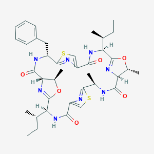 molecular formula C38H48N8O6S2 B050624 Patellamide D CAS No. 120853-15-8