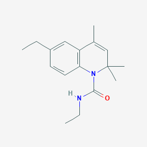 molecular formula C17H24N2O B506247 N,6-diethyl-2,2,4-trimethylquinoline-1-carboxamide 