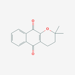 molecular formula C15H14O3 B050631 α-紫檀醌 CAS No. 4707-33-9